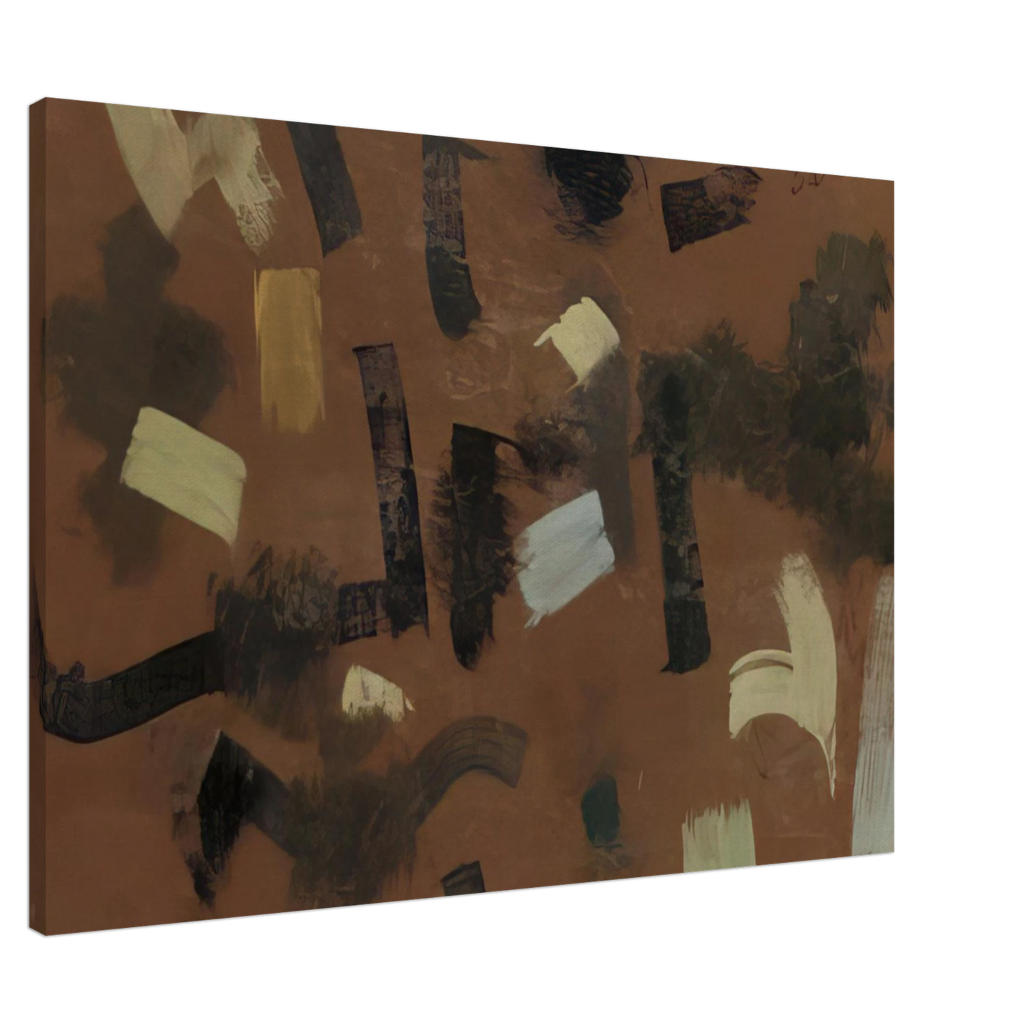 Bradley Walker Tomlin - Number 3 - 1950 Canvas - 20x30 cm / 8x12 inches-canvas