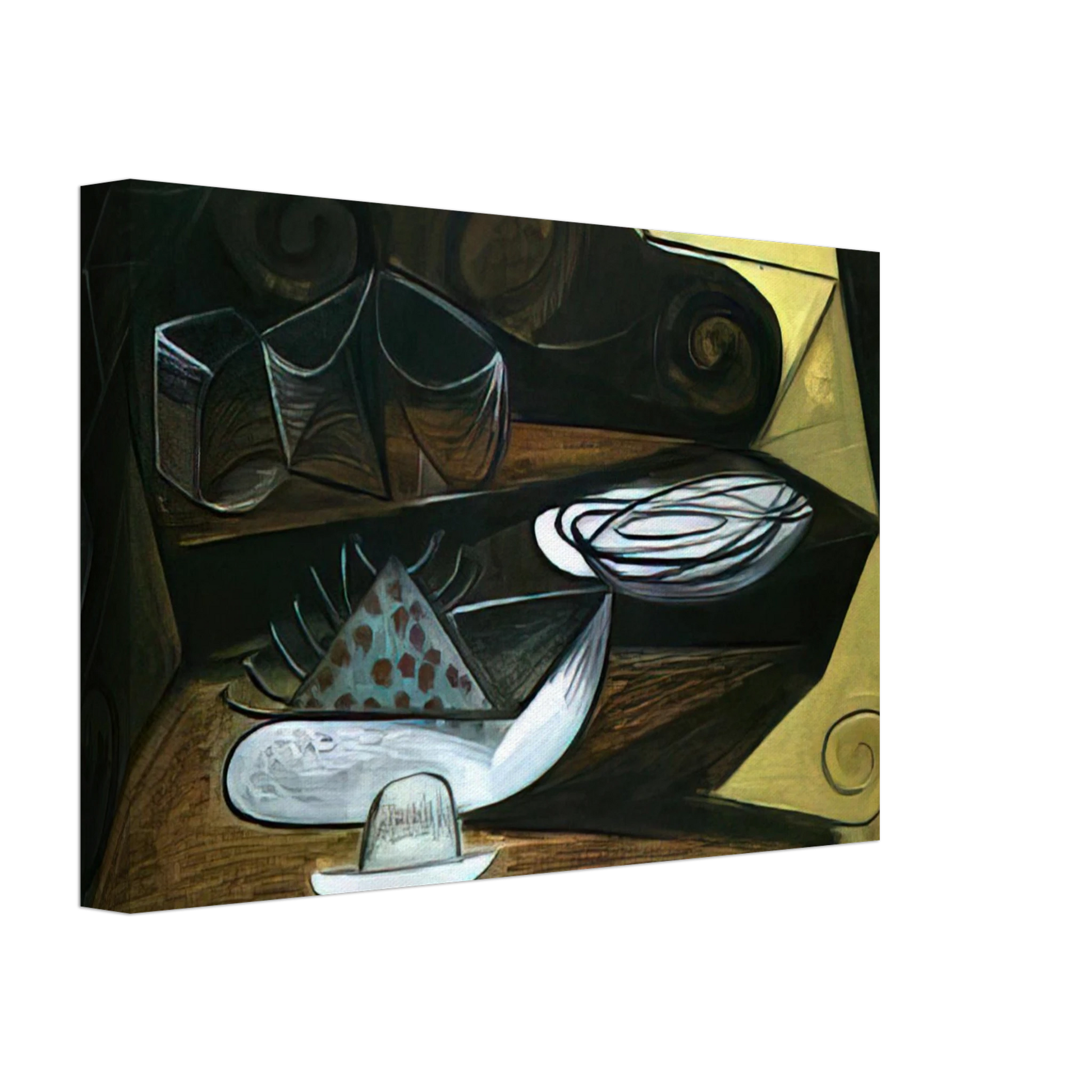 Pablo Picasso - The Buffet  Catalan  Canvas - 40x60 cm / 16x24 inches-canvas