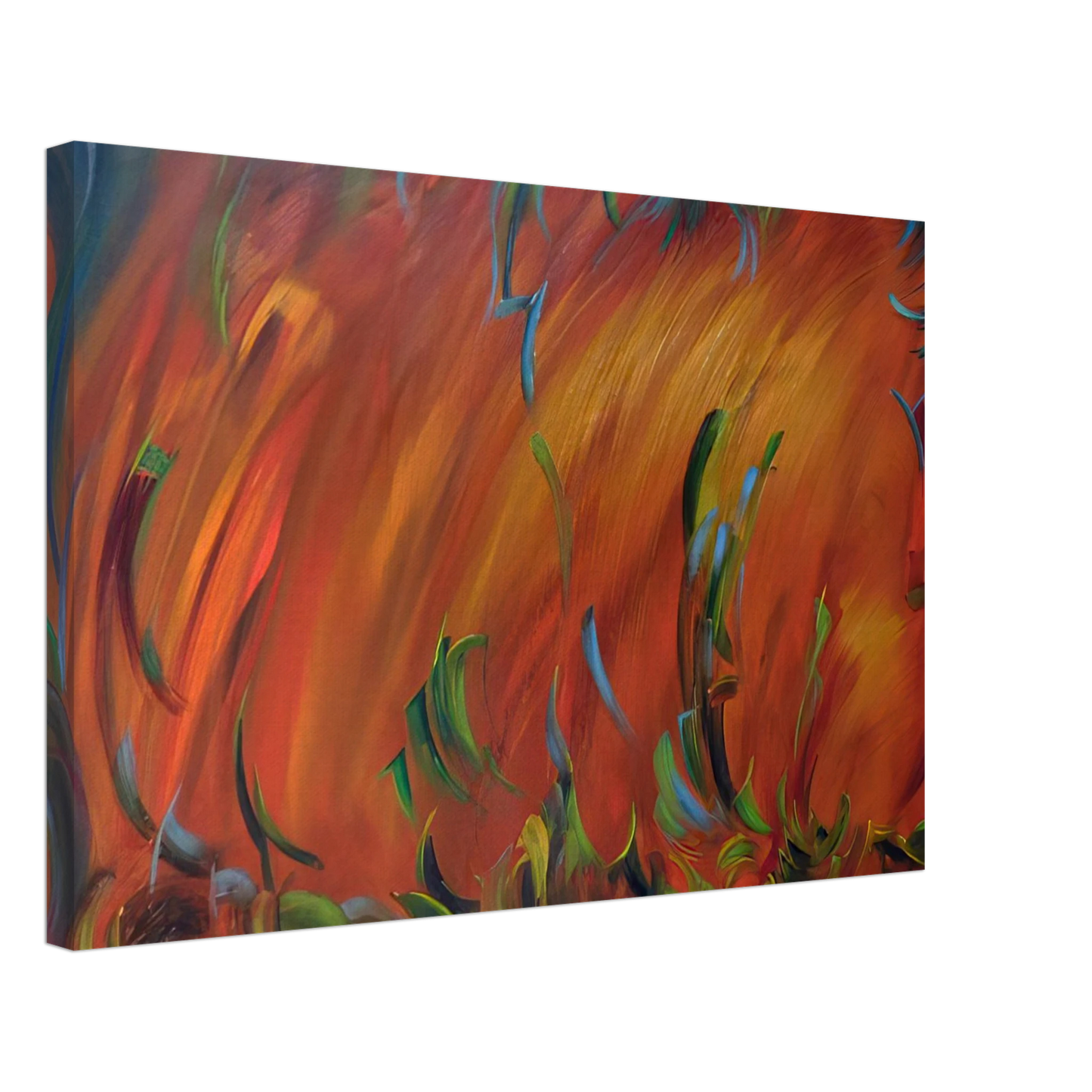 Konrad Zuse - Evening Canvas - 40x60 cm / 16x24 inches-canvas