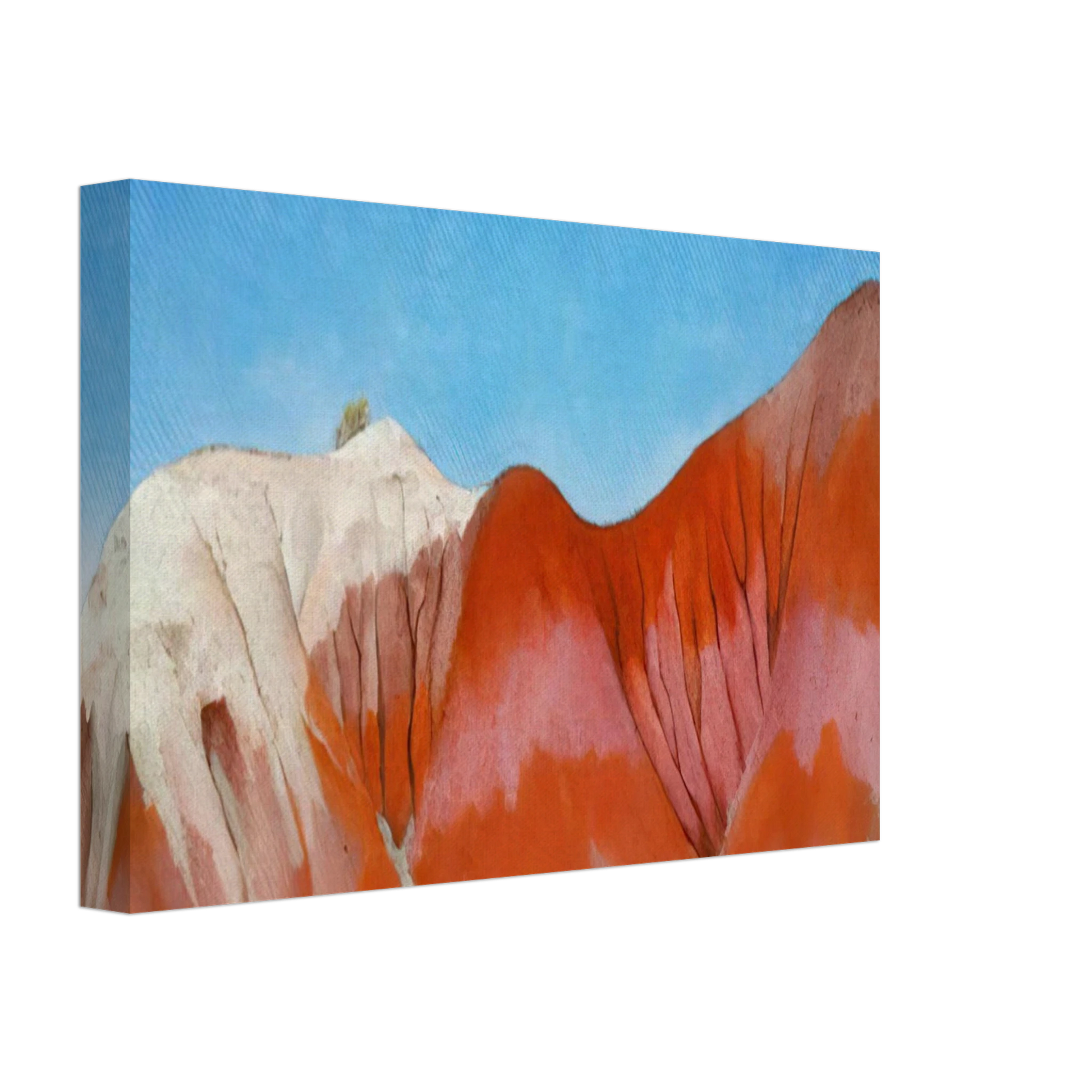 Georgia O'Keeffe - Series near abiquiu, New Mexico - Hills to the left Canvas - 40x60 cm / 16x24 inches-canvas