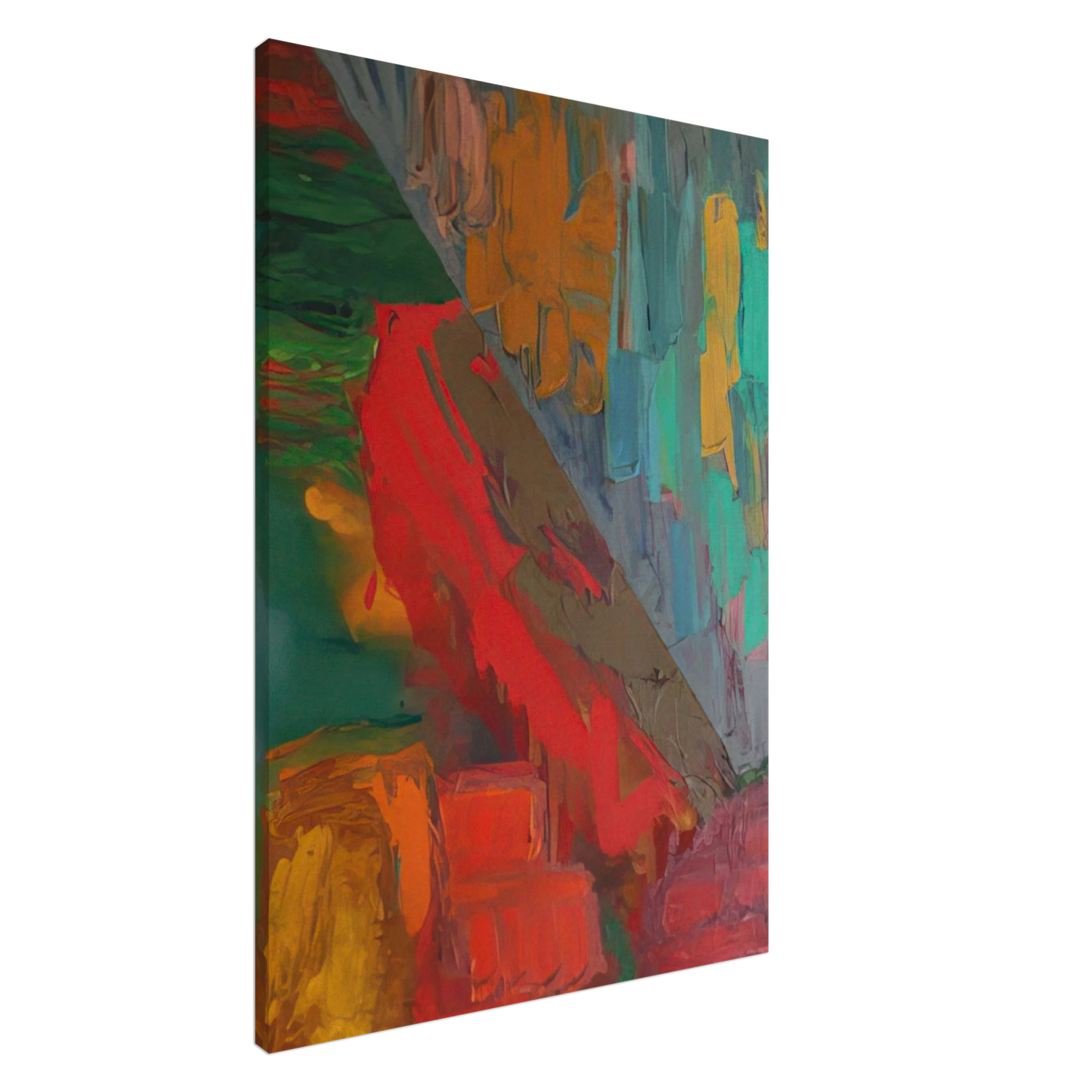 John Hoyland - Landslide - 1978 Canvas - 20x30 cm / 8x12 inches-canvas