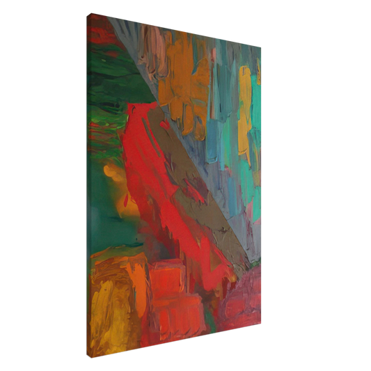 John Hoyland - Landslide - 1978 Canvas - 20x30 cm / 8x12 inches-canvas