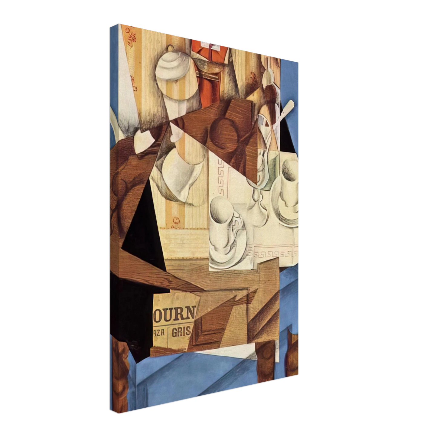 Juan Gris - BREAKFAST 1914 Canvas - 40x60 cm / 16x24 inches-canvas