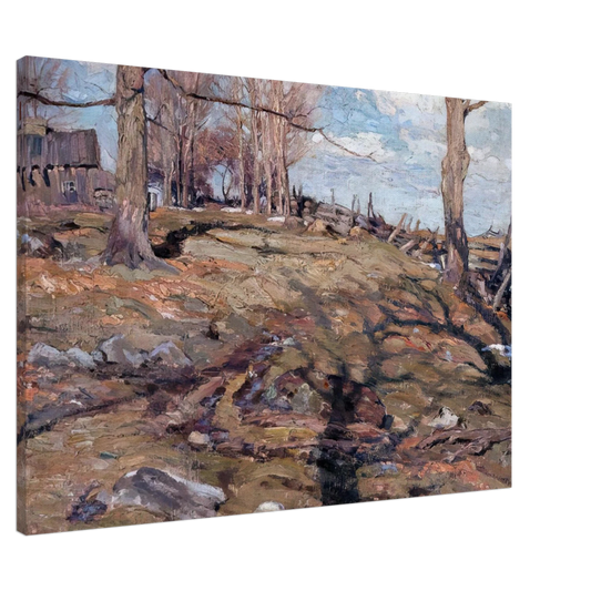 A.Y. Jackson - The Edge of the Maple Wood - 1910 Canvas - 20x30 cm / 8x12 inches-canvas