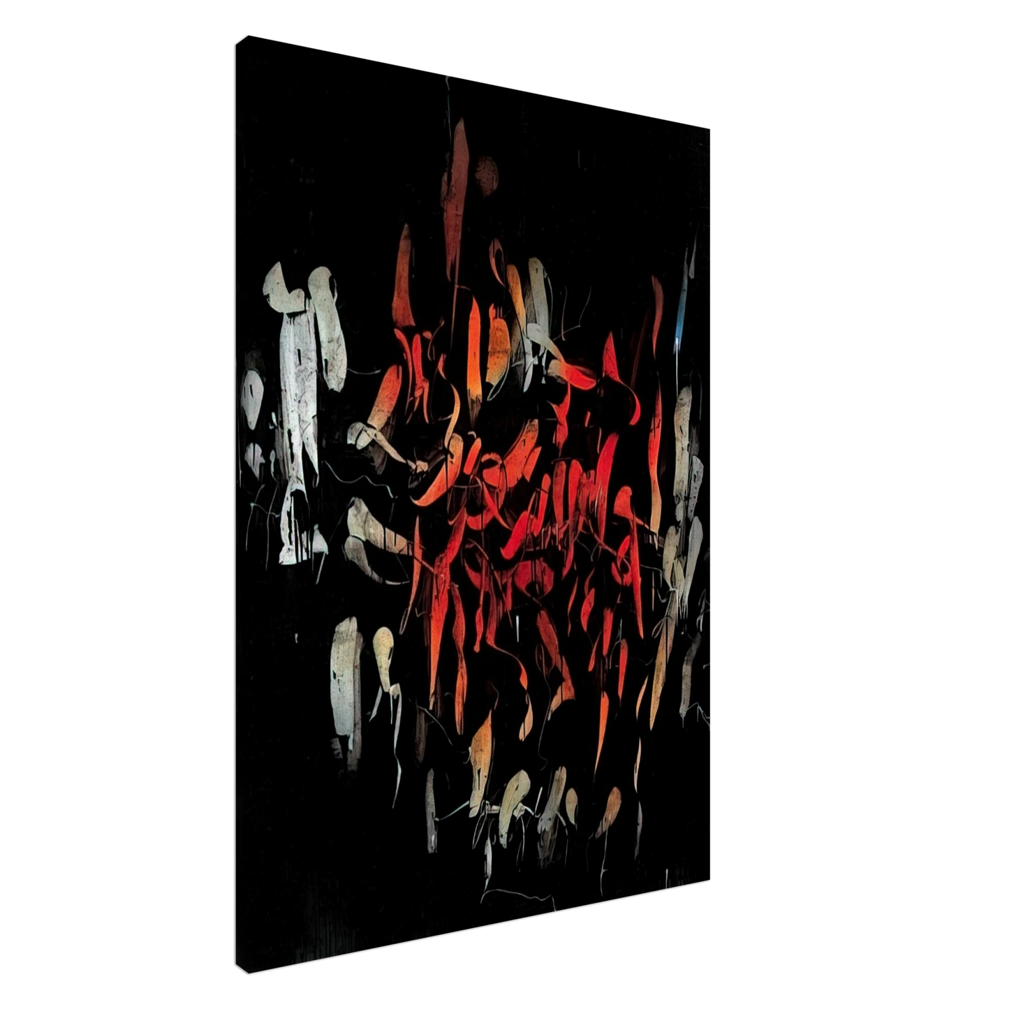 Simon Hantai - A Gerald Manley Hopkins - 1958 Canvas - 20x30 cm / 8x12 inches-canvas