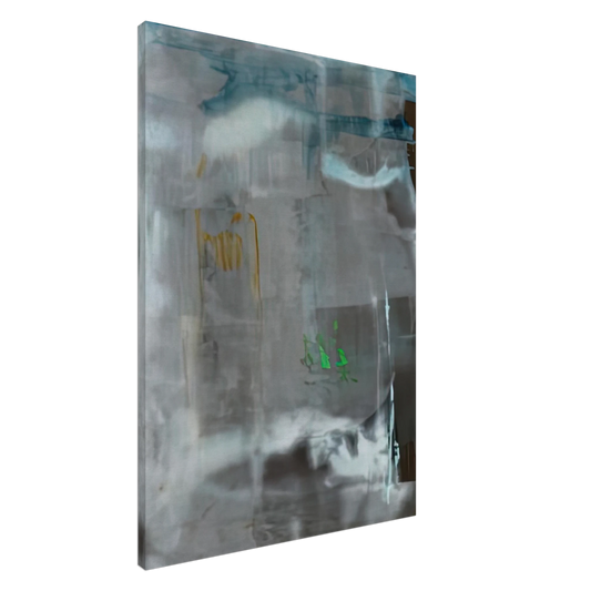 Helen Frankenthaler - Portrait of a Lady in White, 1979- Canvas - 20x30 cm / 8x12 inches-canvas