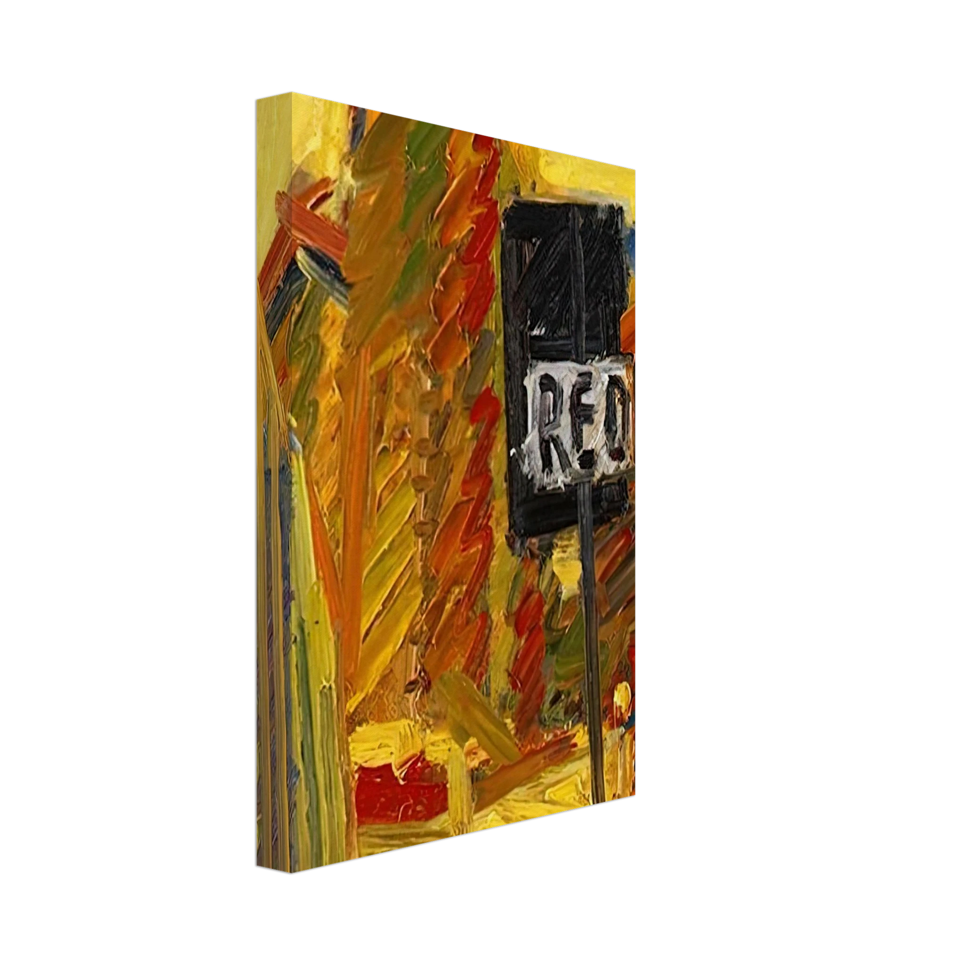 Frank Auerbach - TOWER BLOCKS Canvas - 70x100 cm / 28x40 inches-canvas