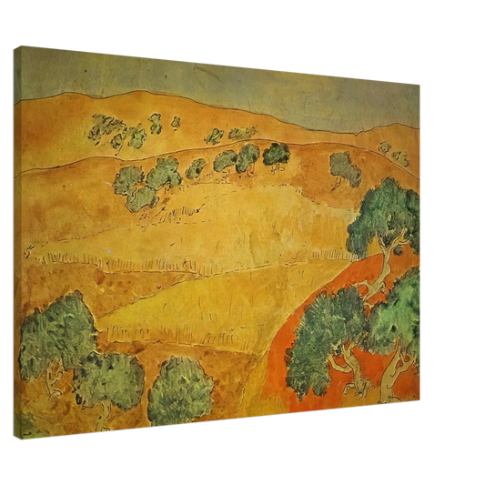Pablo Picasso - Summer landscape Canvas - 20x30 cm / 8x12 inches-canvas