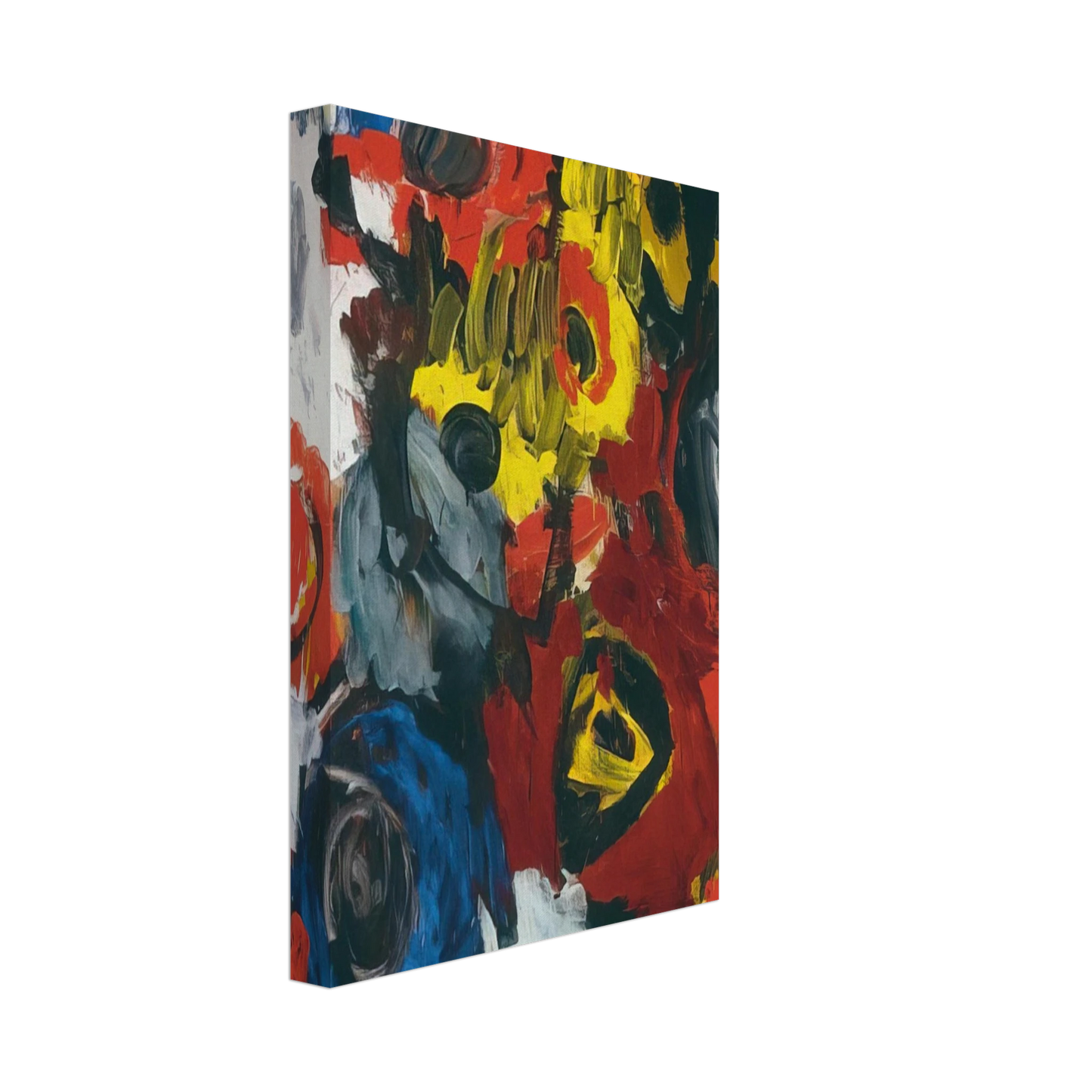 Ernst Wilhelm Nay - Furioso - 1963 Canvas - 70x100 cm / 28x40 inches-canvas