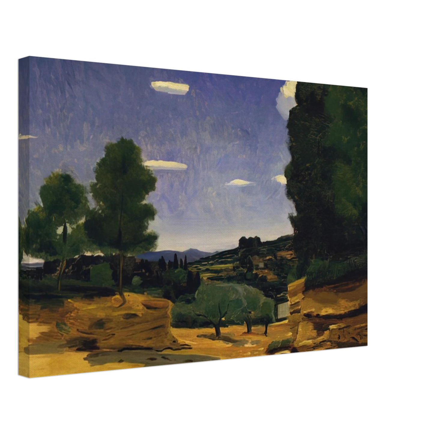 Andre Derain - LANDSCAPE PROVENCE 1925 Canvas - 70x100 cm / 28x40 inches-canvas
