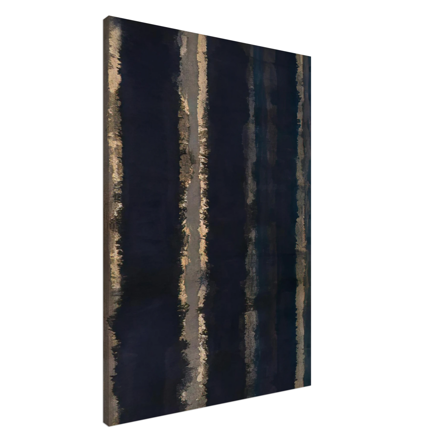 Yun Hyong-keun - Burnt Umber and Ultramarine - 1978 Canvas - 20x30 cm / 8x12 inches-canvas