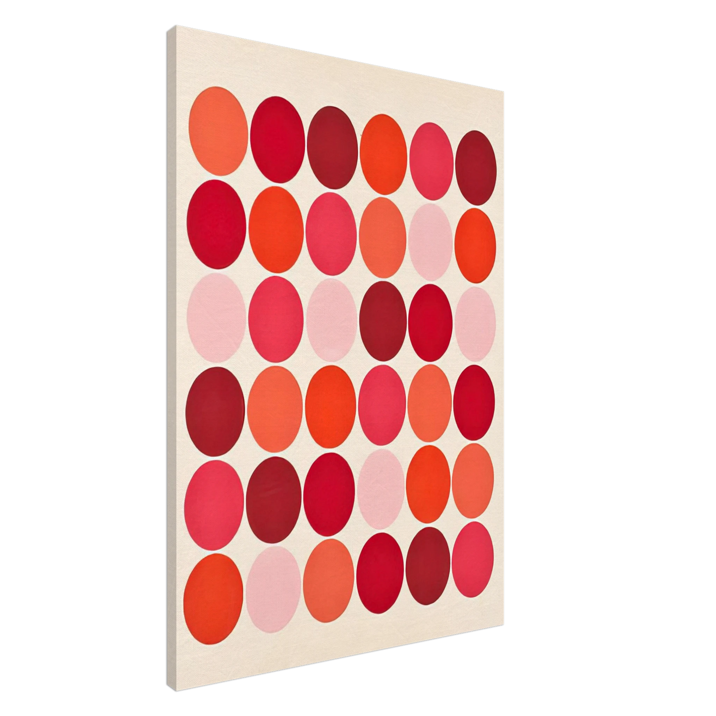 Thomas Downing - Red - 1966 Canvas - 20x30 cm / 8x12 inches-canvas