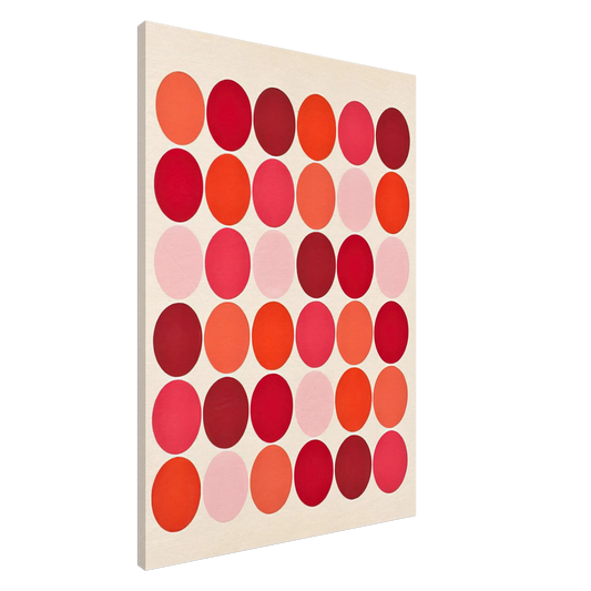 Thomas Downing - Red - 1966 Canvas - 20x30 cm / 8x12 inches-canvas