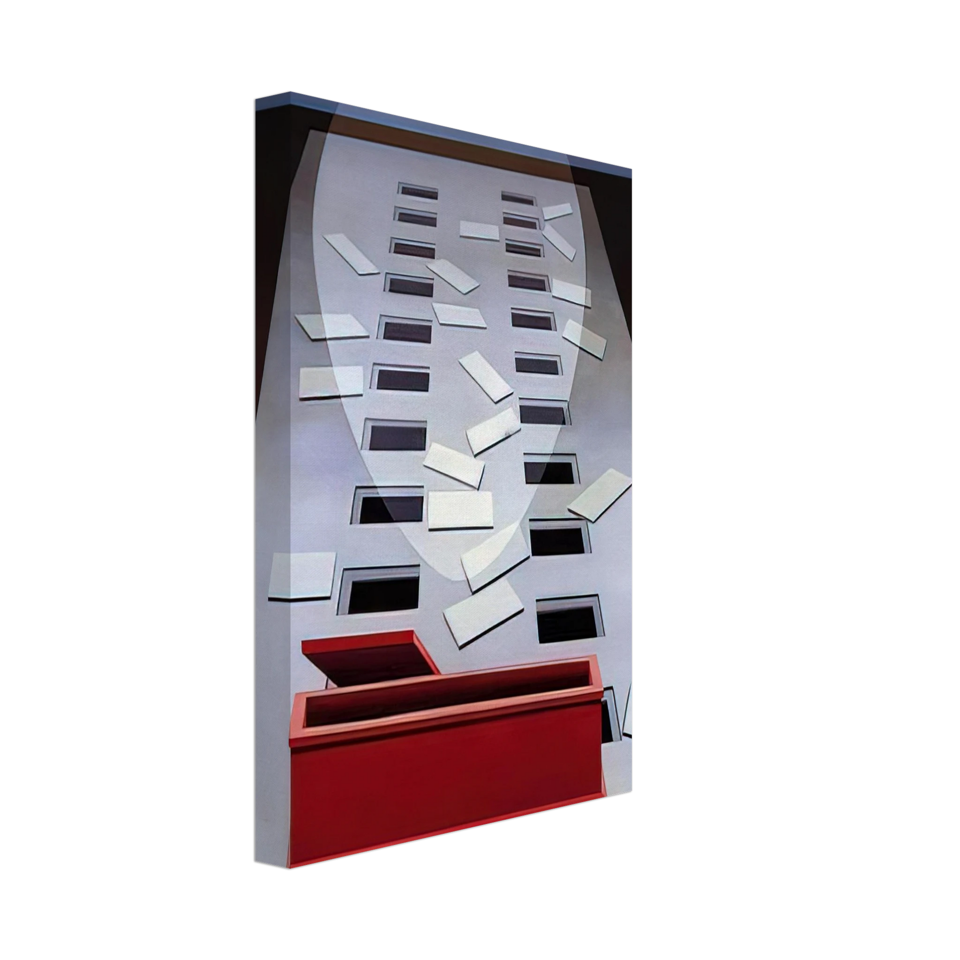 Clarence Holbrook Carter - Transection #3, After Fra Angelico - 1967 Canvas - 40x60 cm / 16x24 inches-canvas