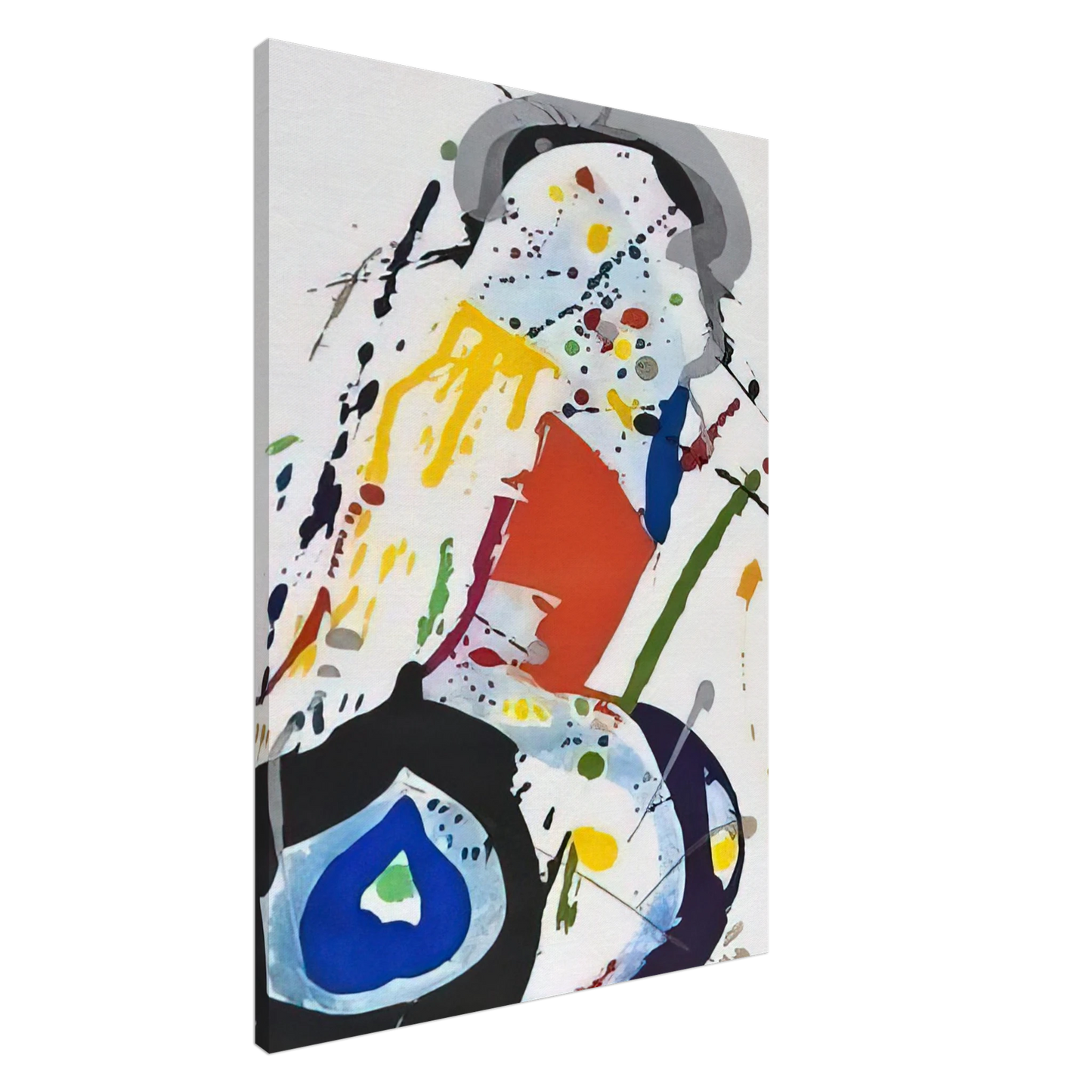 Sam Francis - untitled  sfe081  Canvas - 20x30 cm / 8x12 inches-canvas