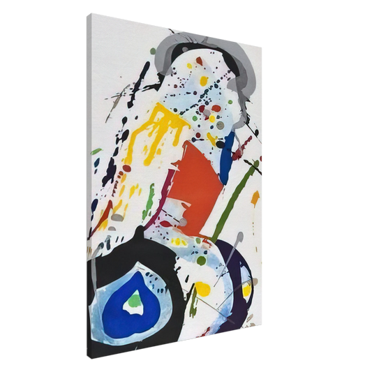 Sam Francis - untitled  sfe081  Canvas - 20x30 cm / 8x12 inches-canvas