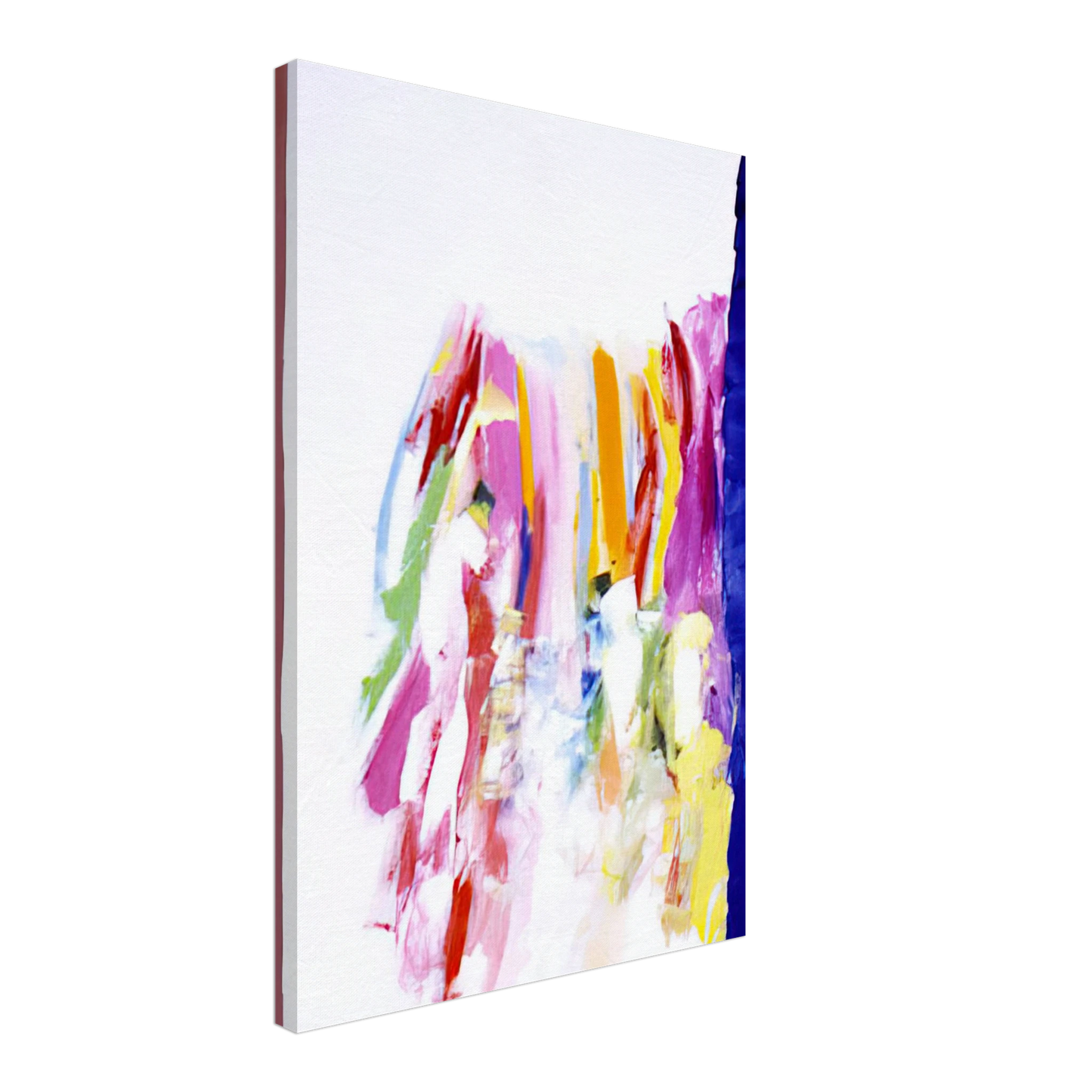 Ronnie Landfield - Jubilant Blue - 1972 Canvas - 40x60 cm / 16x24 inches-canvas