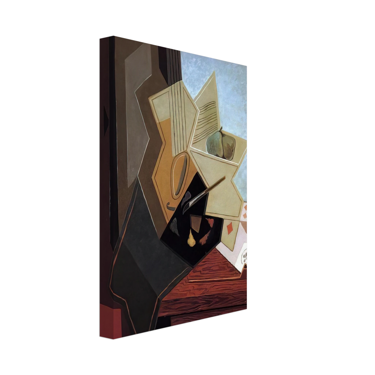 Juan Gris - THE PAINTER S WINDOW 1925 Canvas - 40x60 cm / 16x24 inches-canvas