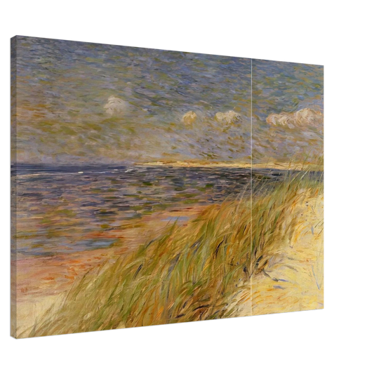 Theo van Rysselberghe - THE DUNES ZWIN KNOKKE 1887 Canvas - 20x30 cm / 8x12 inches-canvas