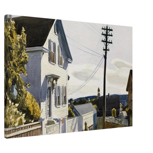 Edward Hopper - Adam s House Canvas - 20x30 cm / 8x12 inches-canvas