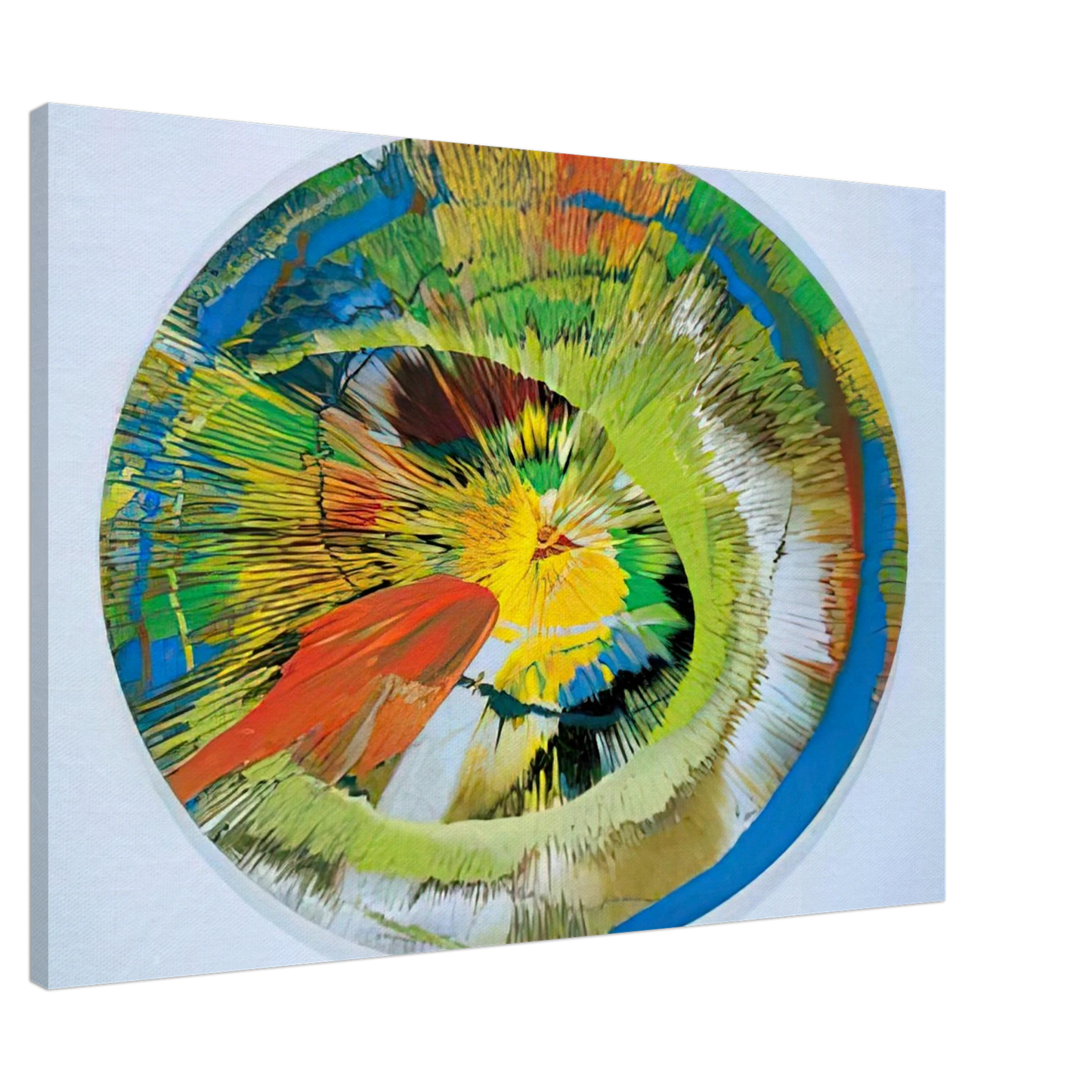 Damien Hirst - BEAUTIFUL REVOLVING SPHINCTER Canvas - 20x30 cm / 8x12 inches-canvas