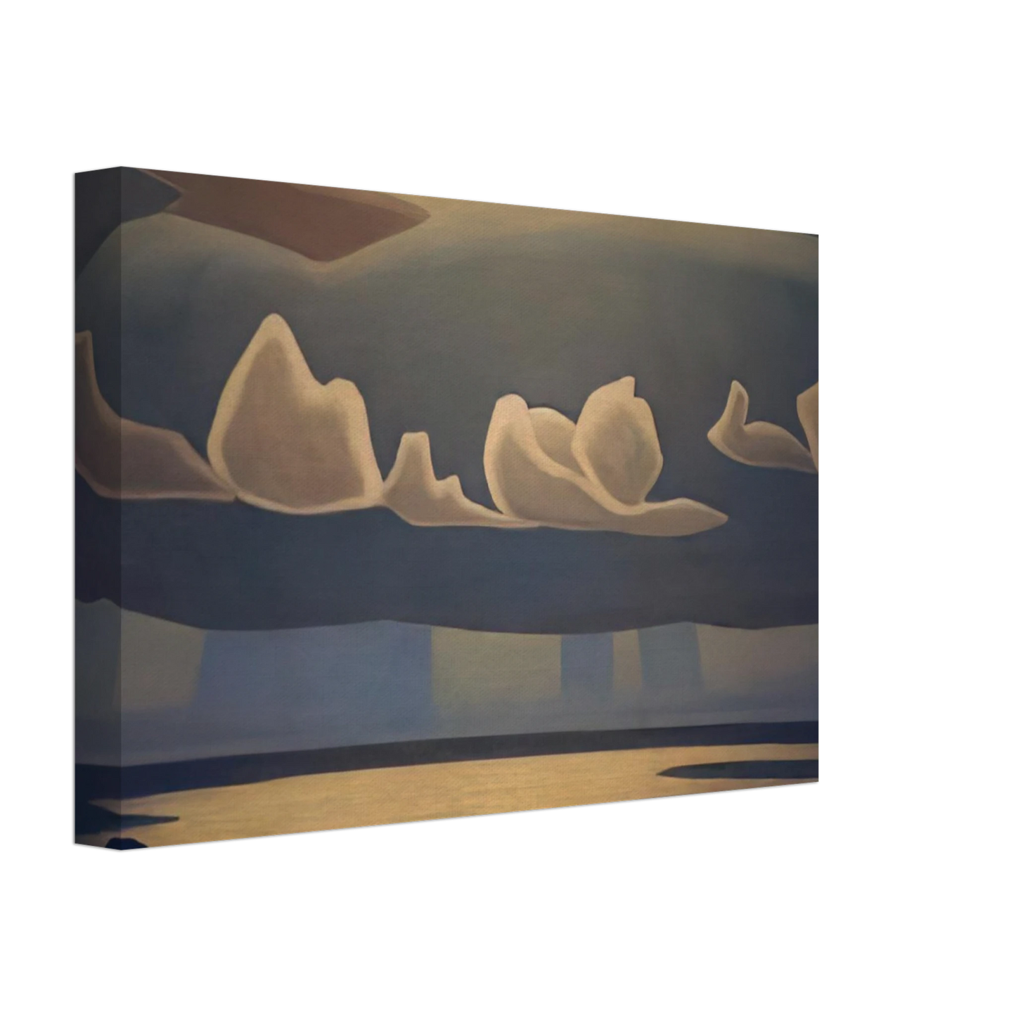 Lawren Harris - From the North Shore, Lake Superior - 1927 Canvas - 70x100 cm / 28x40 inches-canvas