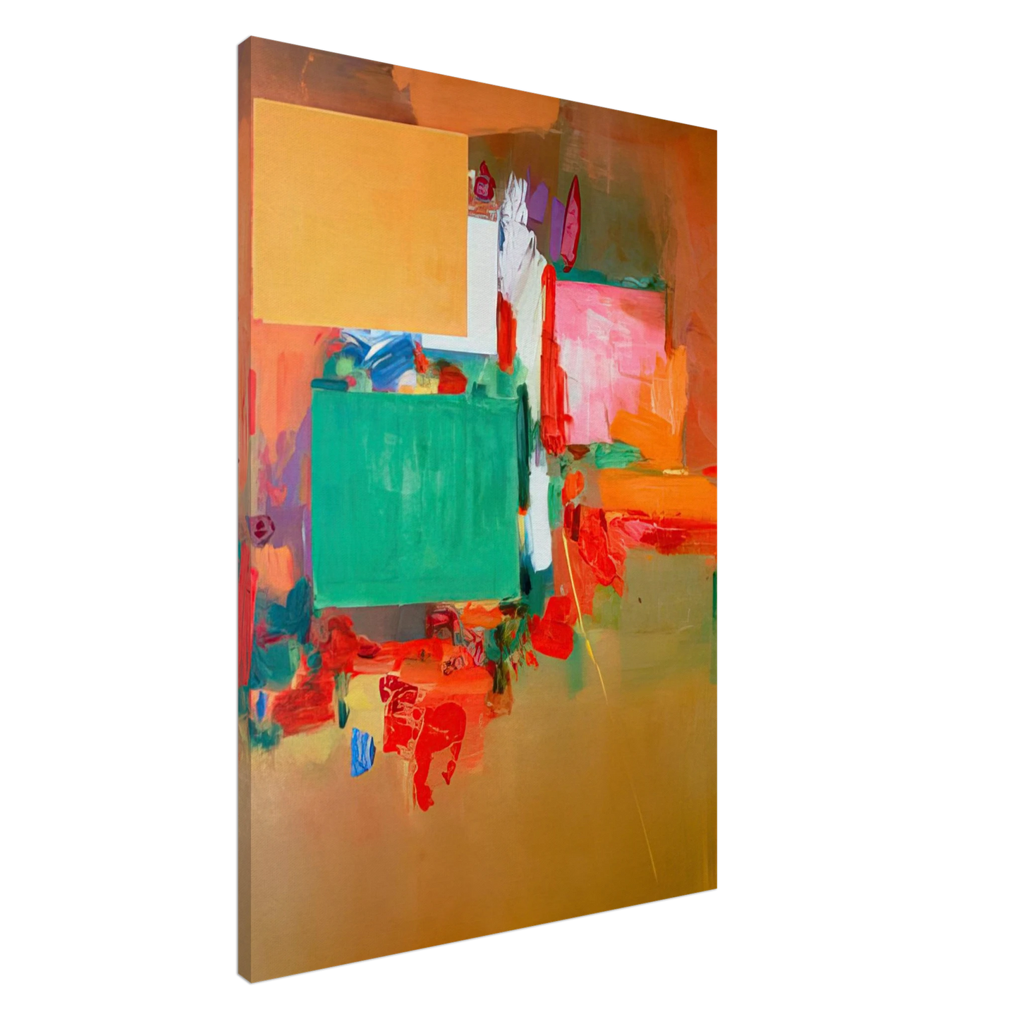 Hans Hofmann - Song of the Nightingale Canvas - 20x30 cm / 8x12 inches-canvas