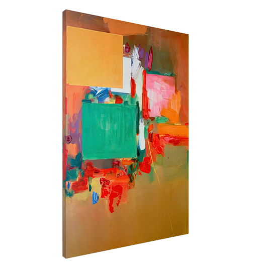Hans Hofmann - Song of the Nightingale Canvas - 20x30 cm / 8x12 inches-canvas