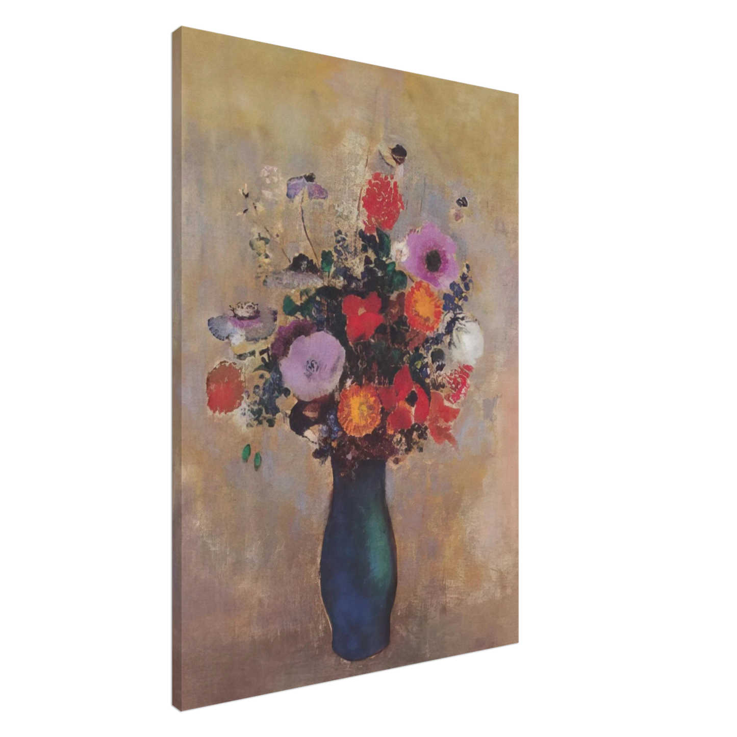 Odilon Redon - WILDFLOWERS Canvas - 20x30 cm / 8x12 inches-canvas
