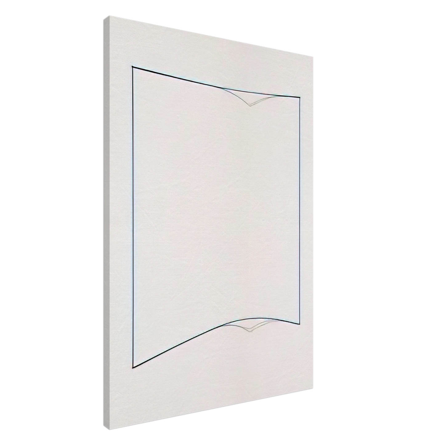 Fred Sandback - Blue Day-glo Corner Piece - 1968 Canvas - 20x30 cm / 8x12 inches-canvas