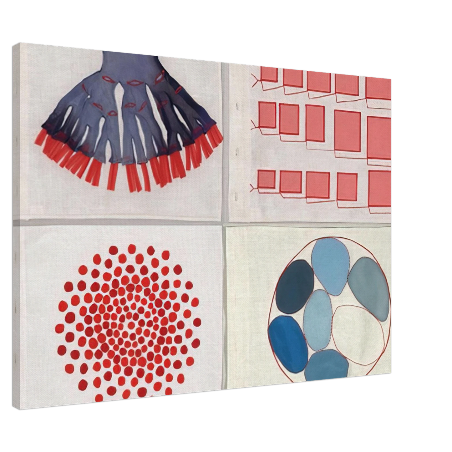 Louise Bourgeois - UNTITLED 9 Canvas - 20x30 cm / 8x12 inches-canvas