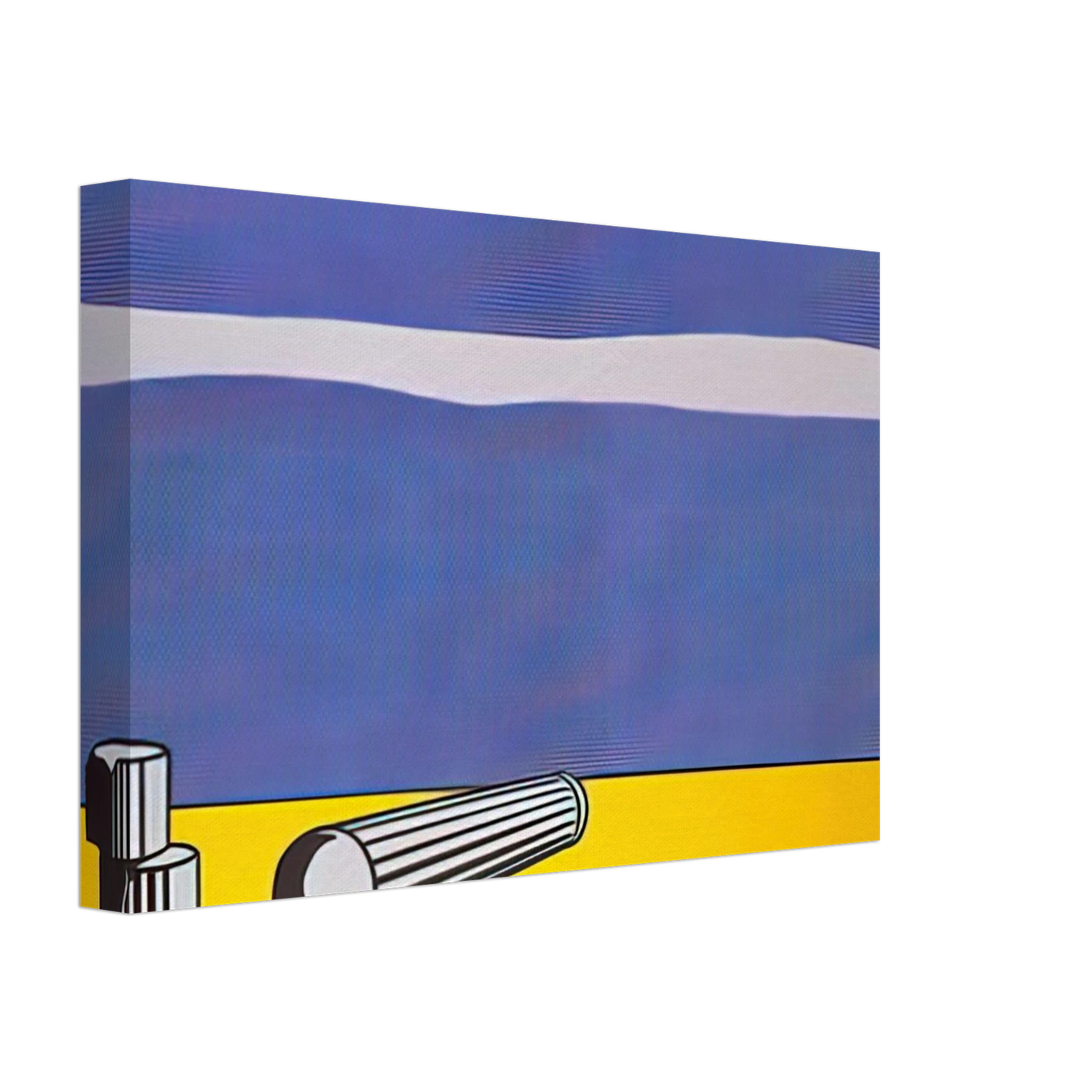 Roy Lichtenstein - RUINS 1965 Canvas - 40x60 cm / 16x24 inches-canvas
