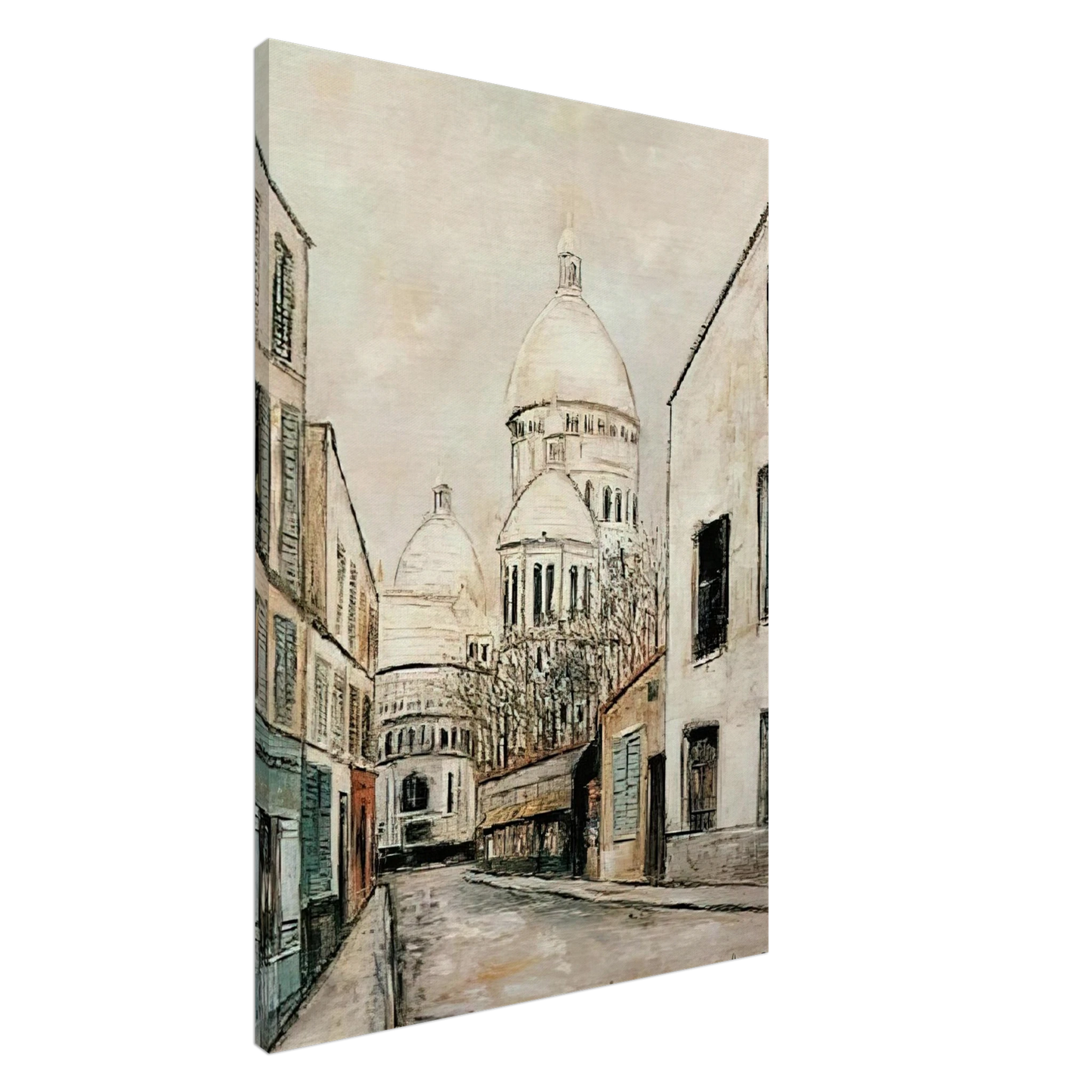 Maurice Utrillo - SACRE COEUR 1 Canvas - 20x30 cm / 8x12 inches-canvas