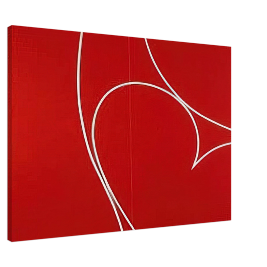 Lorser Feitelson - Untitled - 1966 Canvas - 20x30 cm / 8x12 inches-canvas