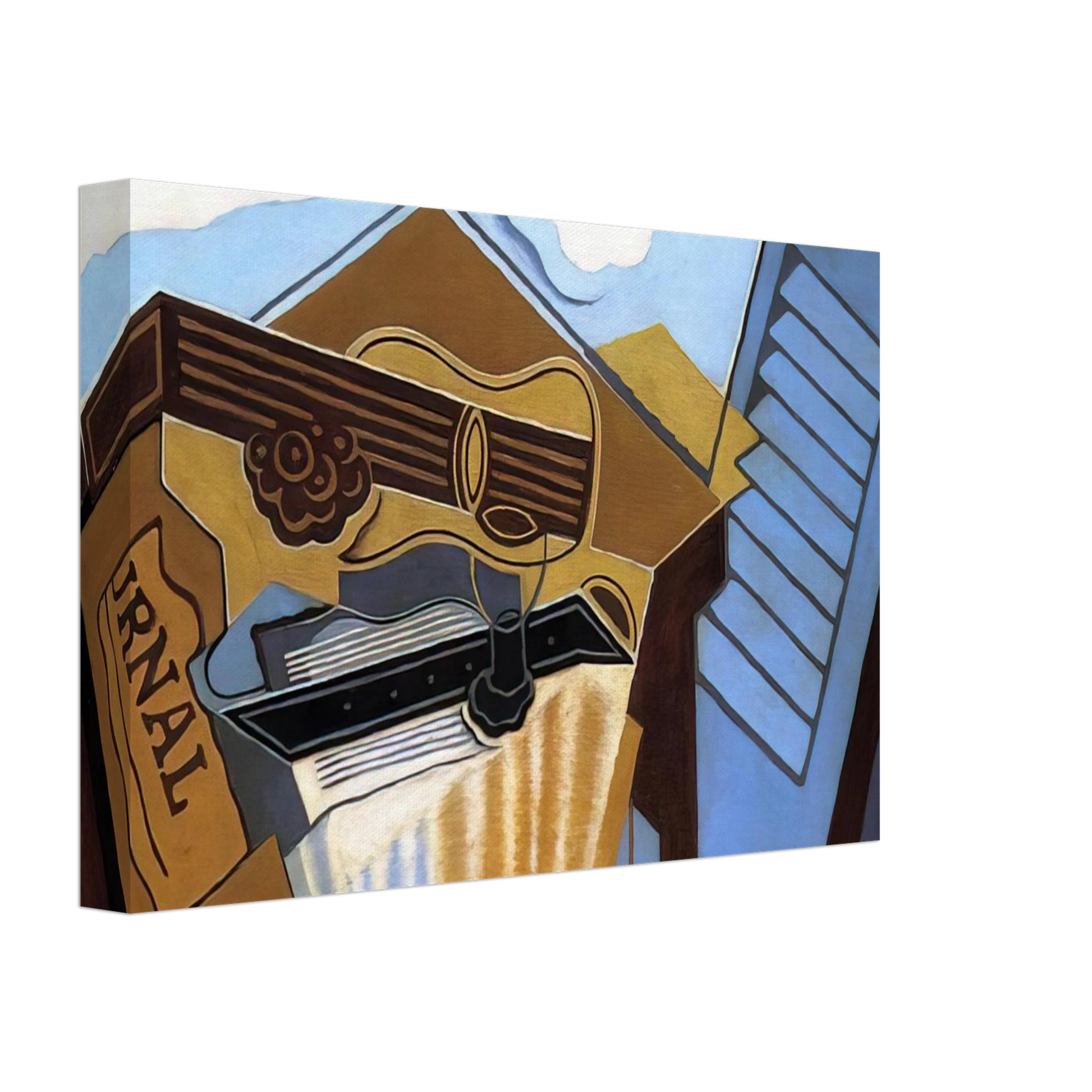 Juan Gris - THE CLOUD 1921 Canvas - 40x60 cm / 16x24 inches-canvas