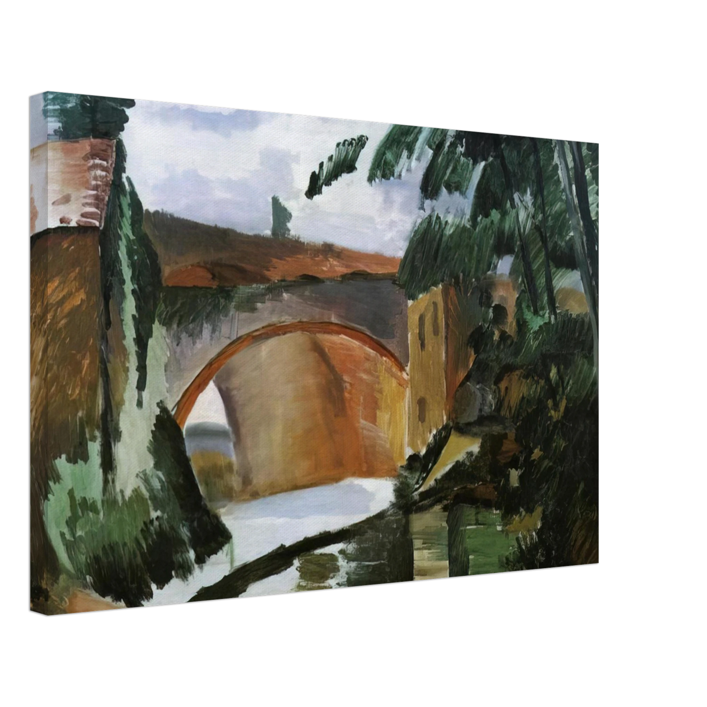 Andre Derain - THE RIVER 1912 Canvas - 70x100 cm / 28x40 inches-canvas