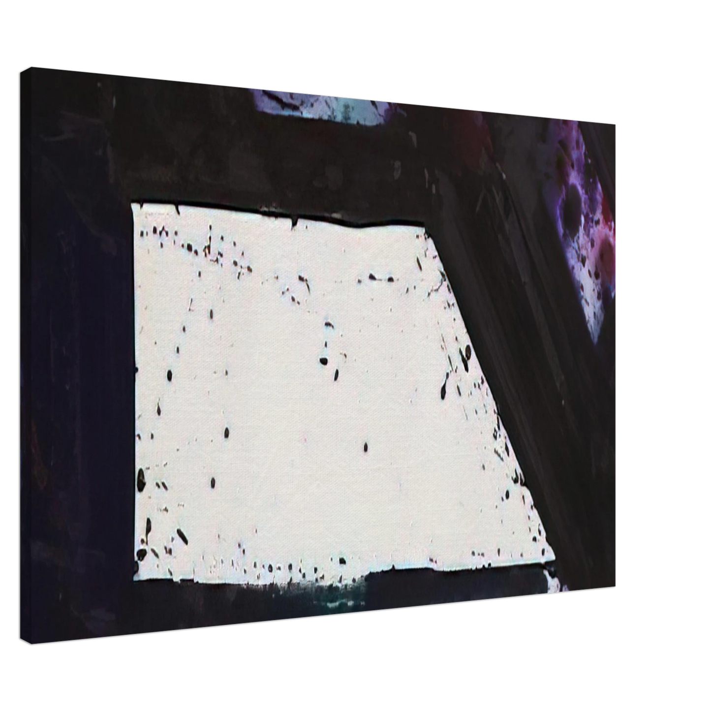 Sam Francis - Untitled  Purple Edge  Canvas - 20x30 cm / 8x12 inches-canvas