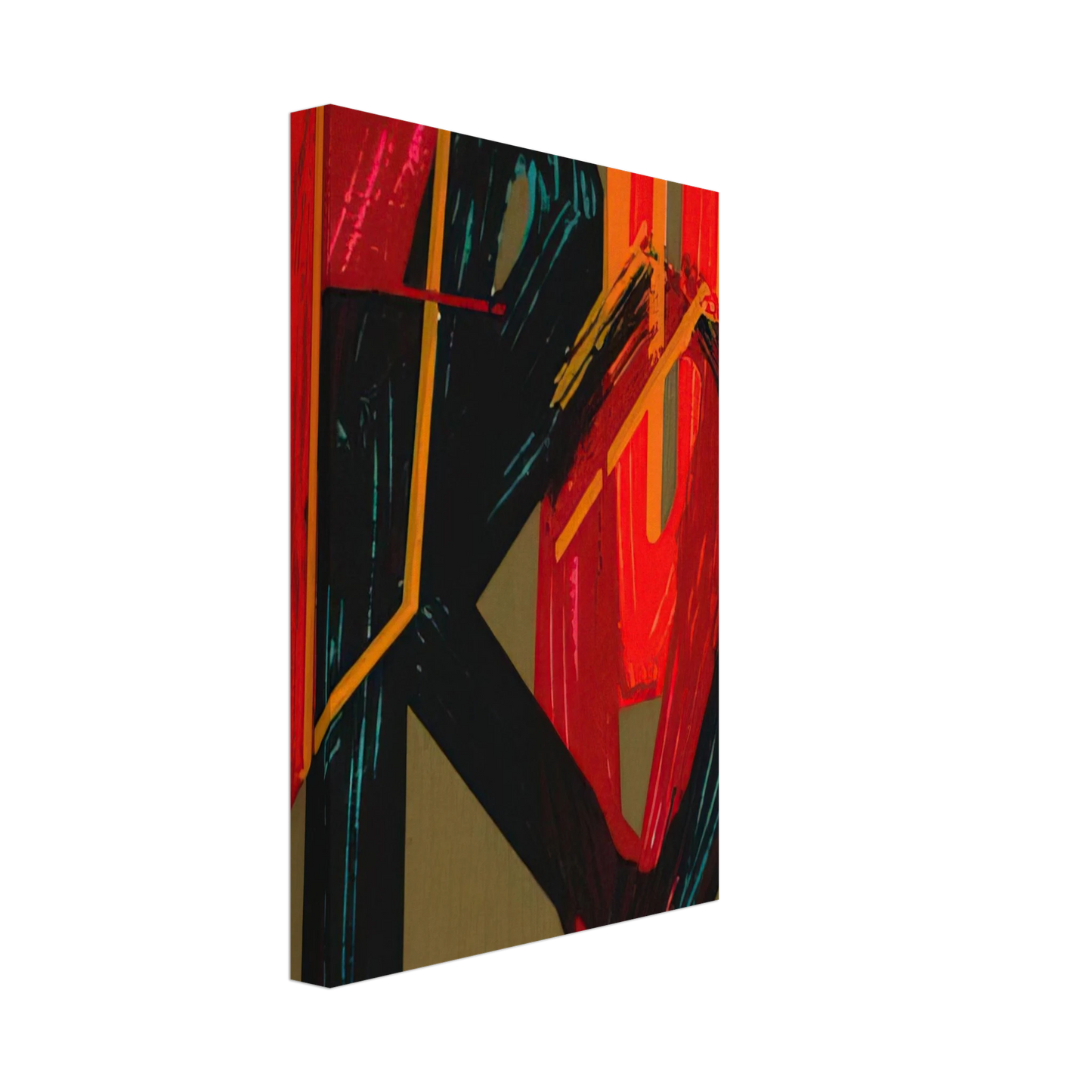 Joao Vieira - unknowntitle - Lettrism Canvas - 70x100 cm / 28x40 inches-canvas