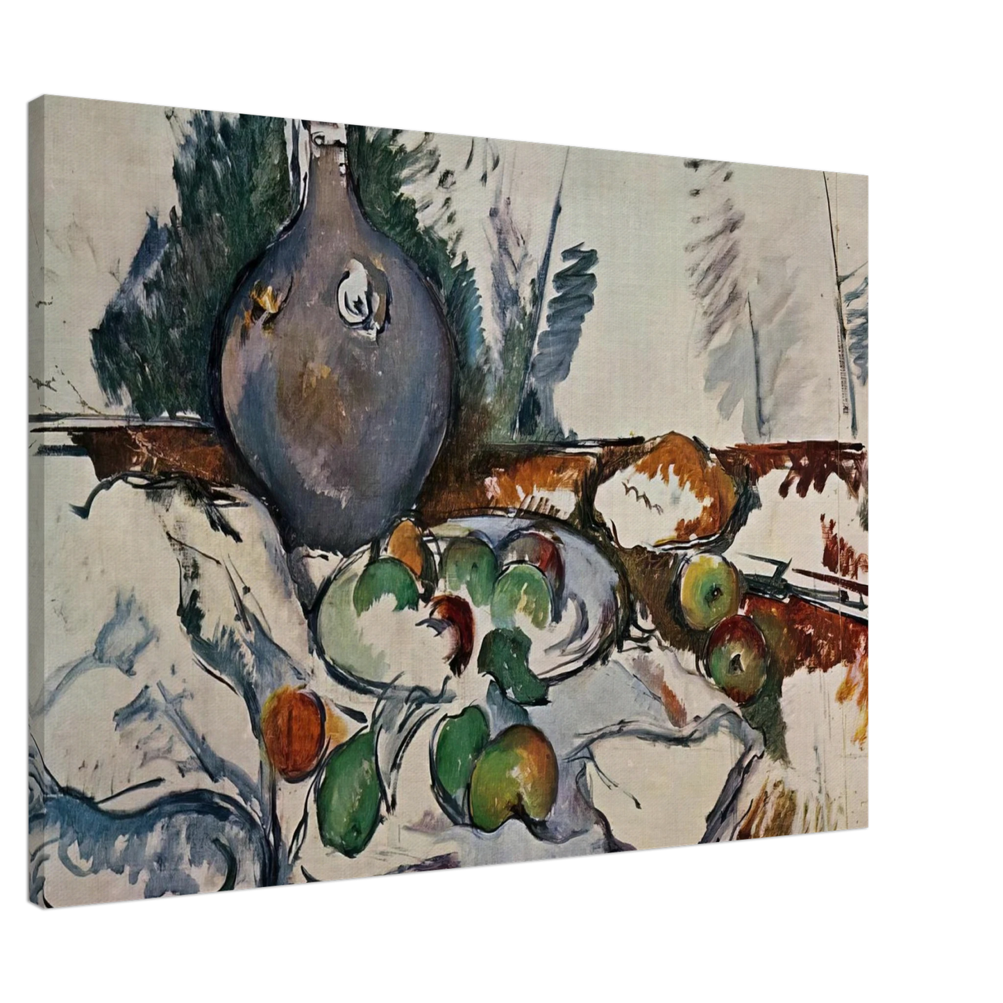 Paul Cezanne - Still Life with Water Jug Canvas - 20x30 cm / 8x12 inches-canvas