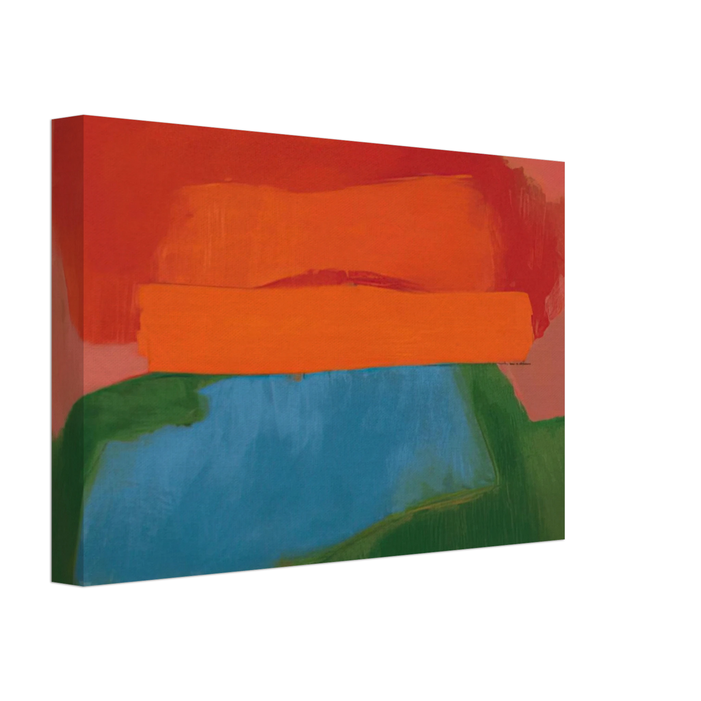 Esteban Vicente - NUMBER 2 1967 Canvas - 40x60 cm / 16x24 inches-canvas