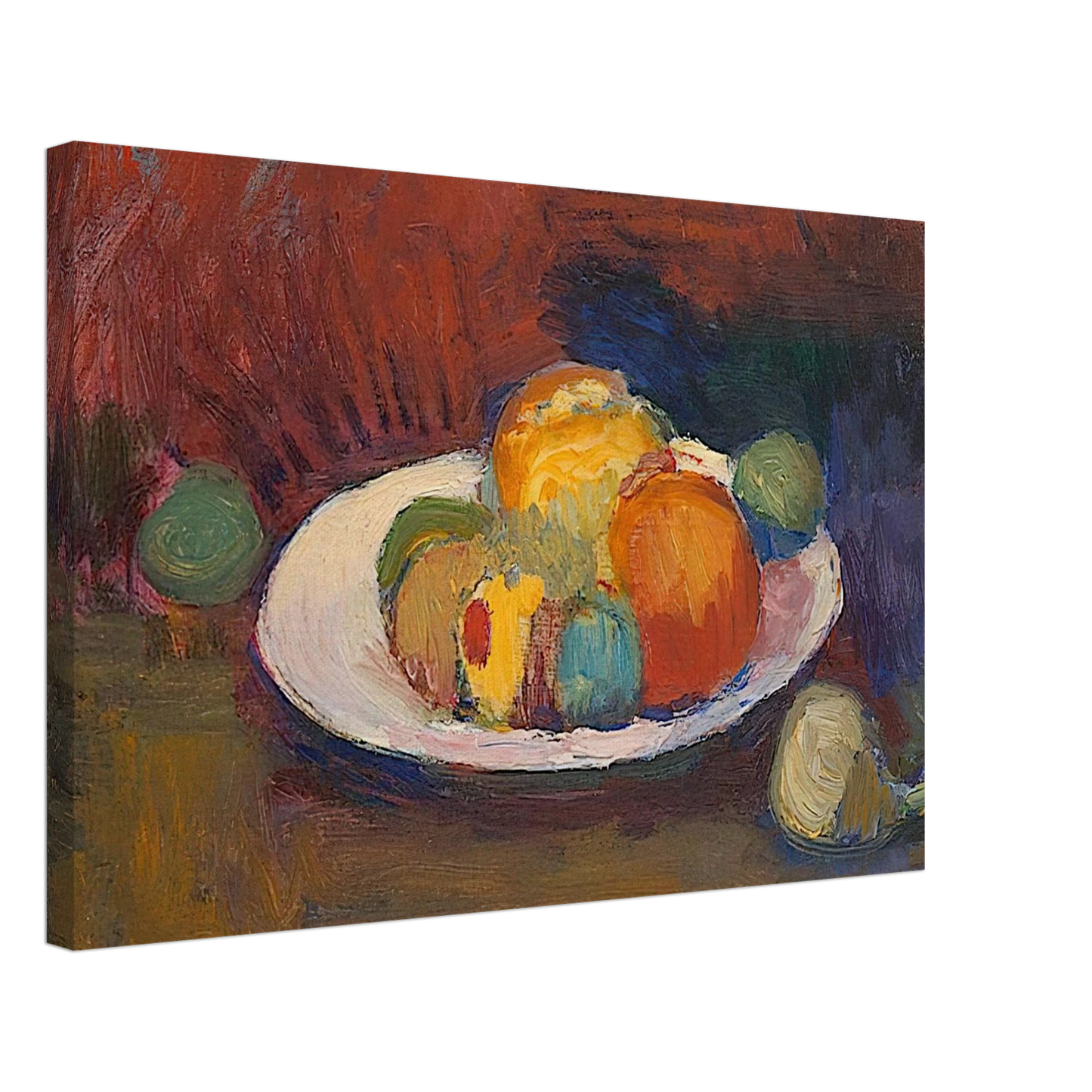 Henri Matisse - ASSIETTE DE FRUITS FRUIT DISH 1902 Canvas - 70x100 cm / 28x40 inches-canvas