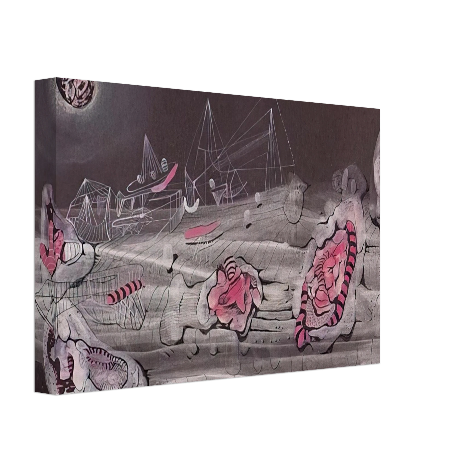 Roberto Matta - DARK LIGHT 1940 Canvas - 40x60 cm / 16x24 inches-canvas