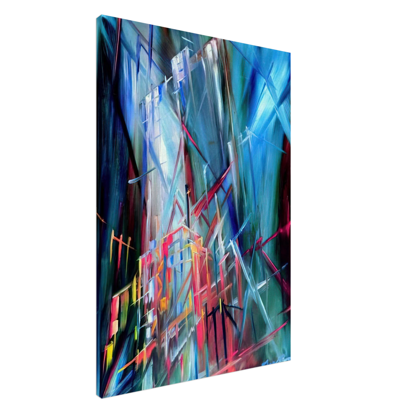 Konrad Zuse - Fantasy Canvas - 20x30 cm / 8x12 inches-canvas