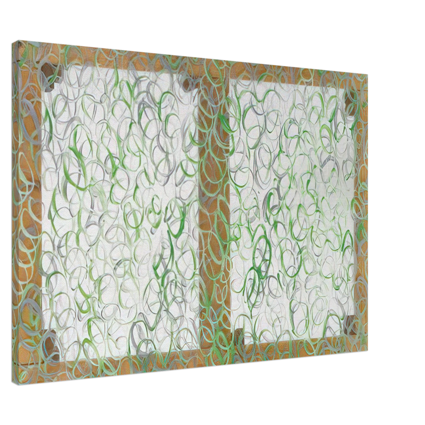 Carla Accardi - Verdeargento - 1969 Canvas - 20x30 cm / 8x12 inches-canvas