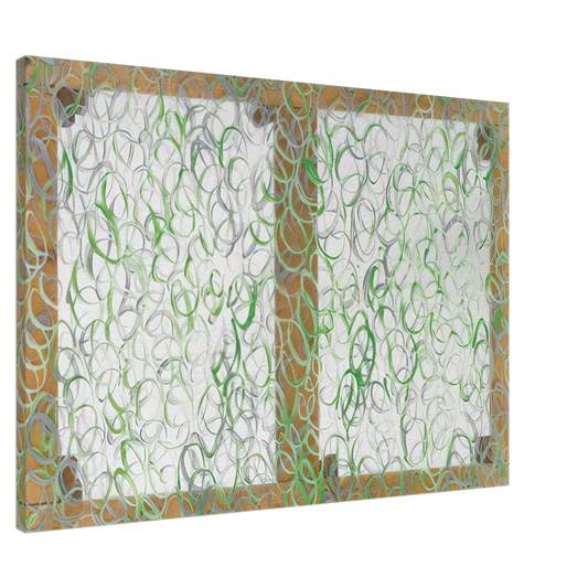 Carla Accardi - Verdeargento - 1969 Canvas - 20x30 cm / 8x12 inches-canvas