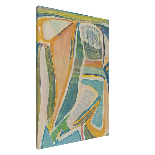 Bram van Velde - Untitled - Lyrical Abstraction Canvas - 20x30 cm / 8x12 inches-canvas