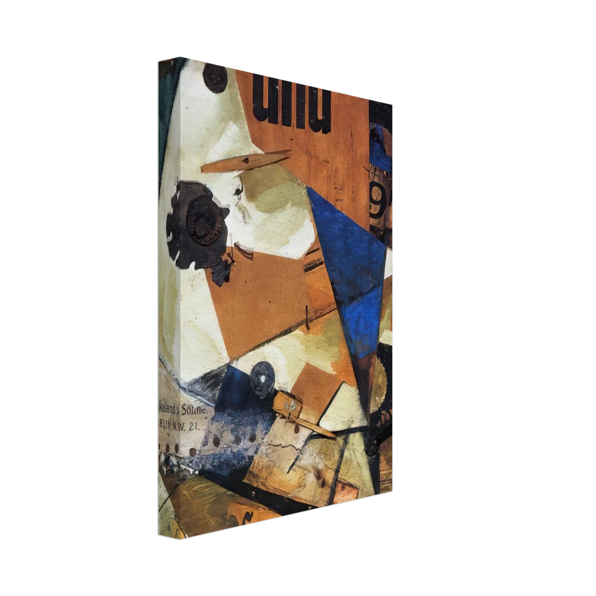 Kurt Schwitters - THE AND PICTURE 1919 Canvas - 40x60 cm / 16x24 inches-canvas