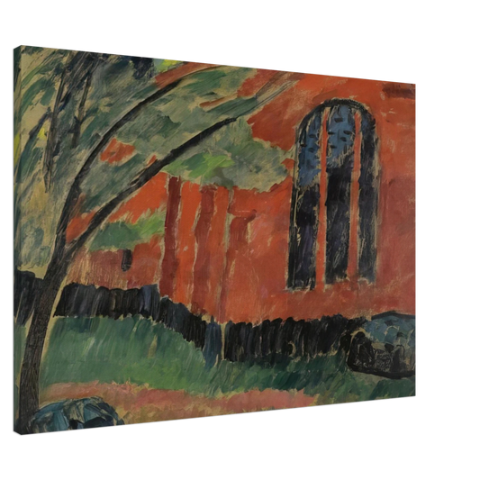 Alexej von Jawlensky - THE CHURCH IN PREROW 1911 Canvas - 20x30 cm / 8x12 inches-canvas