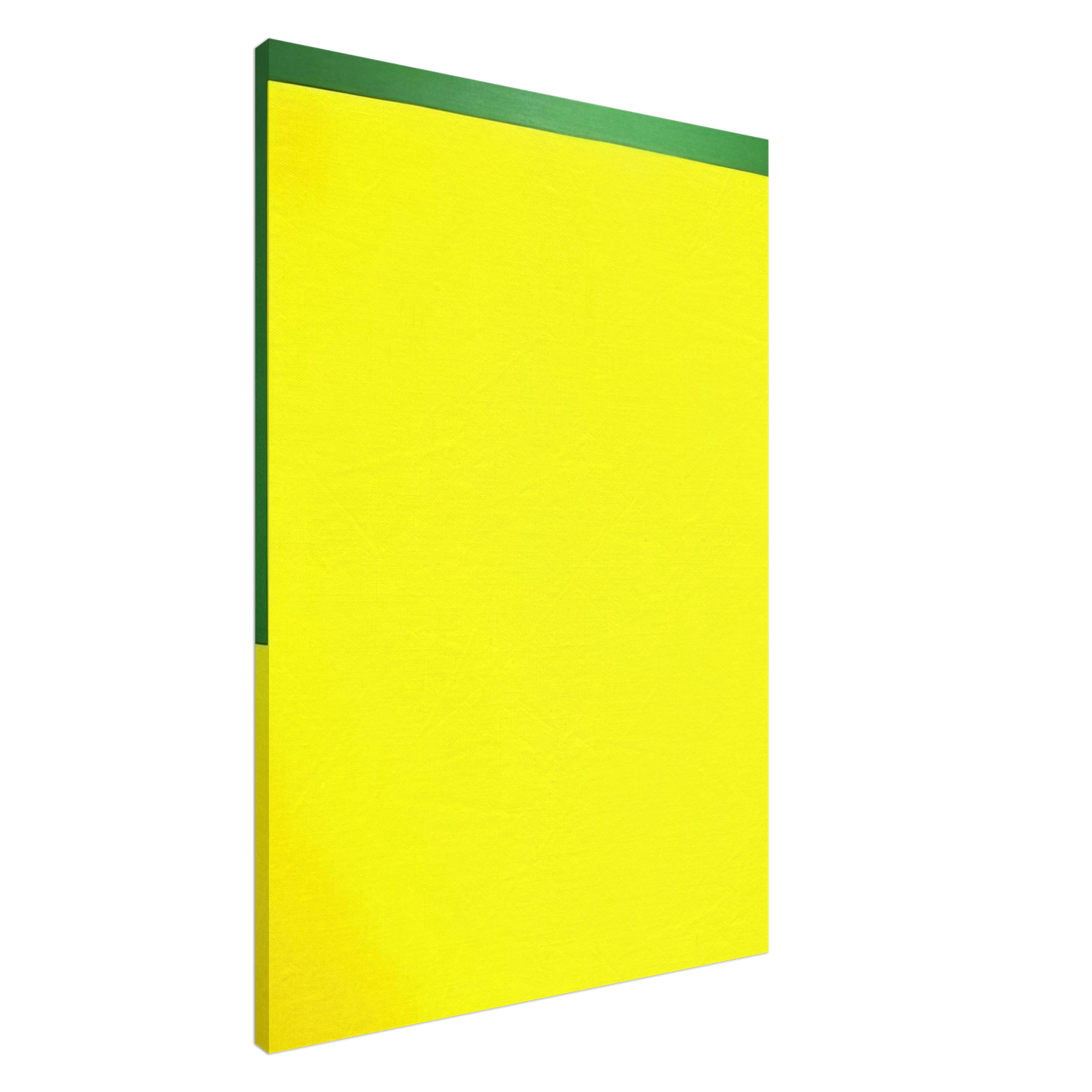 Carmen Herrera - More yellow, less green - 1989 Canvas - 20x30 cm / 8x12 inches-canvas