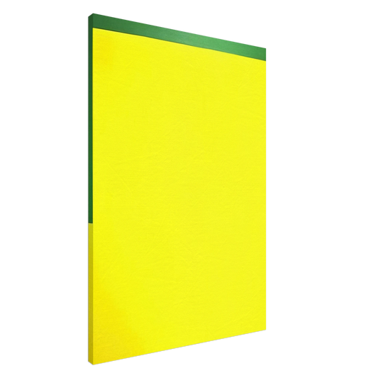 Carmen Herrera - More yellow, less green - 1989 Canvas - 20x30 cm / 8x12 inches-canvas